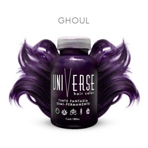 ghoul fantasia morado halloween espedical edicion oscuro purple hair fantasy hair dye tinte venezuela colombia universe universe color cabello pigmentos